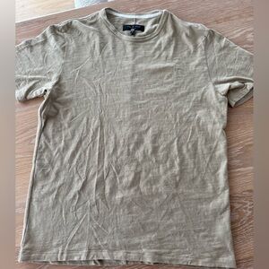 rag & bone Men's Beige Short Sleeve Tee